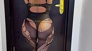 sexy latina sheer pantyhose destroyed hotel pounding... oh god!