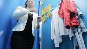 hey check out this russian girl flashing big boobs nipples in dressing room