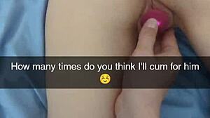 real cheating gf richelle rose turns into total cumslut pet on snapchat