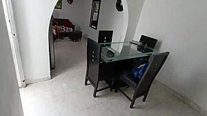 pure pleasure bending over colombian prostitute doggystyle homemade