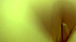 Rubbing my juicy wet puffy pussy lips through tight leggings feels so good