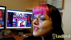 crazy ginger teen roze squirts fingering anal