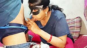 village indian housewife chubby bhabhi slurps big black cock for sloppy cumshot swallow compilation