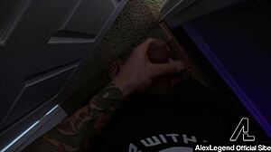 Alex Legend creampies slutty brunette cheating wife Lily Lanes deep