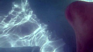 Heart pounding underwater creampie fills her dildo-stuffed pussy