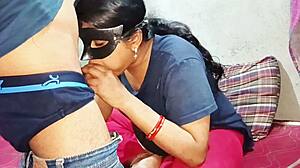 village indian housewife chubby bhabhi slurps big black cock for sloppy cumshot swallow compilation