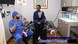 Dr Tampa's Secret University Exam On Daisy Mynx's Shaved Holes