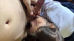 this arab housewife spreads wide and takes it easy for free