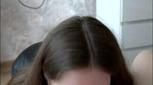 Girlfriend Sucks Balls Deep and Swallows Every Cum Drop