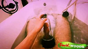 my penis throbs huge watching her solo toy orgasm moans