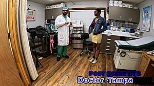 Dr Tampa's Secret University Exam On Daisy Mynx's Shaved Holes