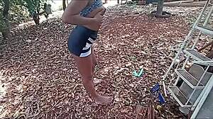 brazilian latina wife cums hard in quarantine masturbation
