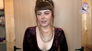 princess rewards knight with gagging sloppy deepthroat cum swallow!