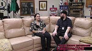 my neighbor mara luv spreads for first gyno exam backstage