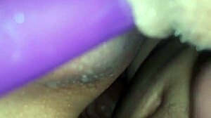 Wife bends over taking dildo doggystyle deep