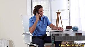 Ebony Teen 18+ Deepthroats Stepdad's Monster Cock In Taboo Facial Frenzy