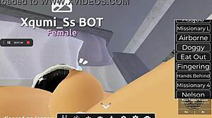 futa pounds her huge tits girlfriend's tight pussy