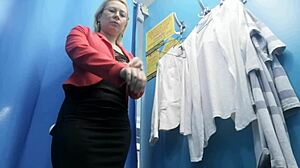 hey check out this russian girl flashing big boobs nipples in dressing room