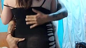 😈 sucking off my bf's cousin's dick after dinner...