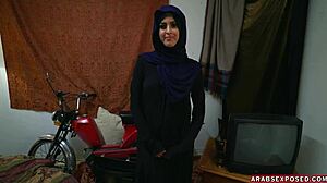 ARAB GIRL PICKED UP ON STREET FOR CASH FUCK OUTDOOR