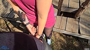 Ready to explode your cum in my soaked pantyhose after rubbing my wet milf pussy raw?