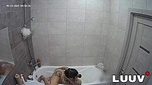 Emily's tattooed amateur reality show flashes tits in private call