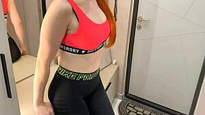 sassy stepson pounds busty russian stepmom's tight pussy in homemade pov creampie talk