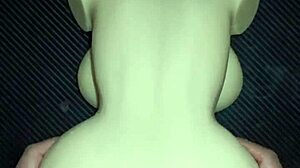 sally bent over desk for doggystyle creampie in her huge fat vagina