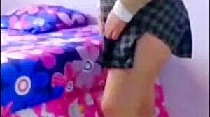 Schoolgirl Mexican Chamaca Gets Wildly Fucked Bareback For Laptop!