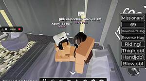 futa pounds her huge tits girlfriend's tight pussy