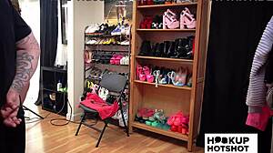 God, Tiffany Watson's doll curves tease me backstage in stockings