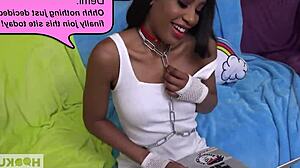 teacher babe preps tight ass for intense outdoor bdsm anal casting