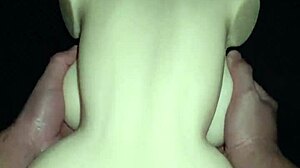 sally bent over desk for doggystyle creampie in her huge fat vagina