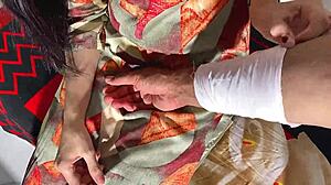 Secretly filmed punjabi bhabhi's wild big cock pounding