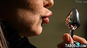 damn francys belle's tiny tits ass pounded 😈🍑