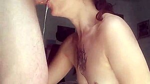 DEEP THROAT SLUT SWALLOWS WHOLE FAST HARD NO WASTE!