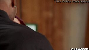 while hubby's away milfy redhead zoe grey craves bbc room service