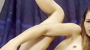 skinny slut double dildo ass stuffing fantasy