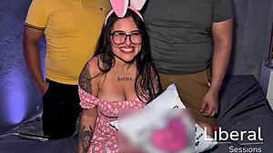 Friend Fucks My Girlfriend Hard In Our New Apartment