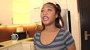 big titty filipina teen 18+ begging a foreigner to breed her deep