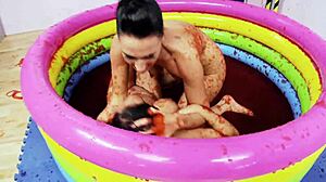 Romana Ryder And Tammie Lee Grind Naked In Bath