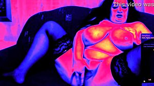 Fat nympho chases massive clit orgasm