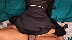 Madrastra milf begs for wild anal sex in short dresses when husband leaves us home alone!