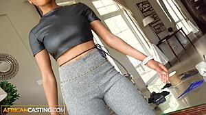 ebony big ass shakin suckin big black cock like rent due pov