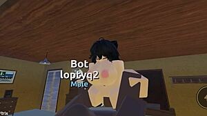 roblox slut craves serving her master's big black cock commands