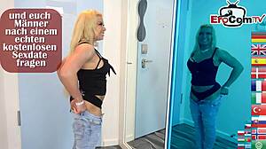 German Mature Housewife Picked Up Street Fuck