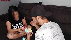 called neighbor over for uno no panties while hubby's working