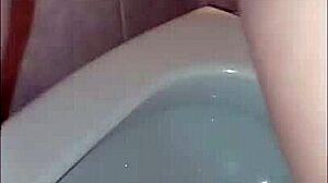watch this wild latina milf couple's homemade close-up anal cumshot and piss fest