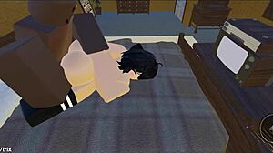 roblox slut craves serving her master's big black cock commands