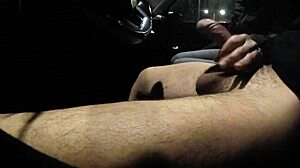 french street whore slurps big cock cum in public lot